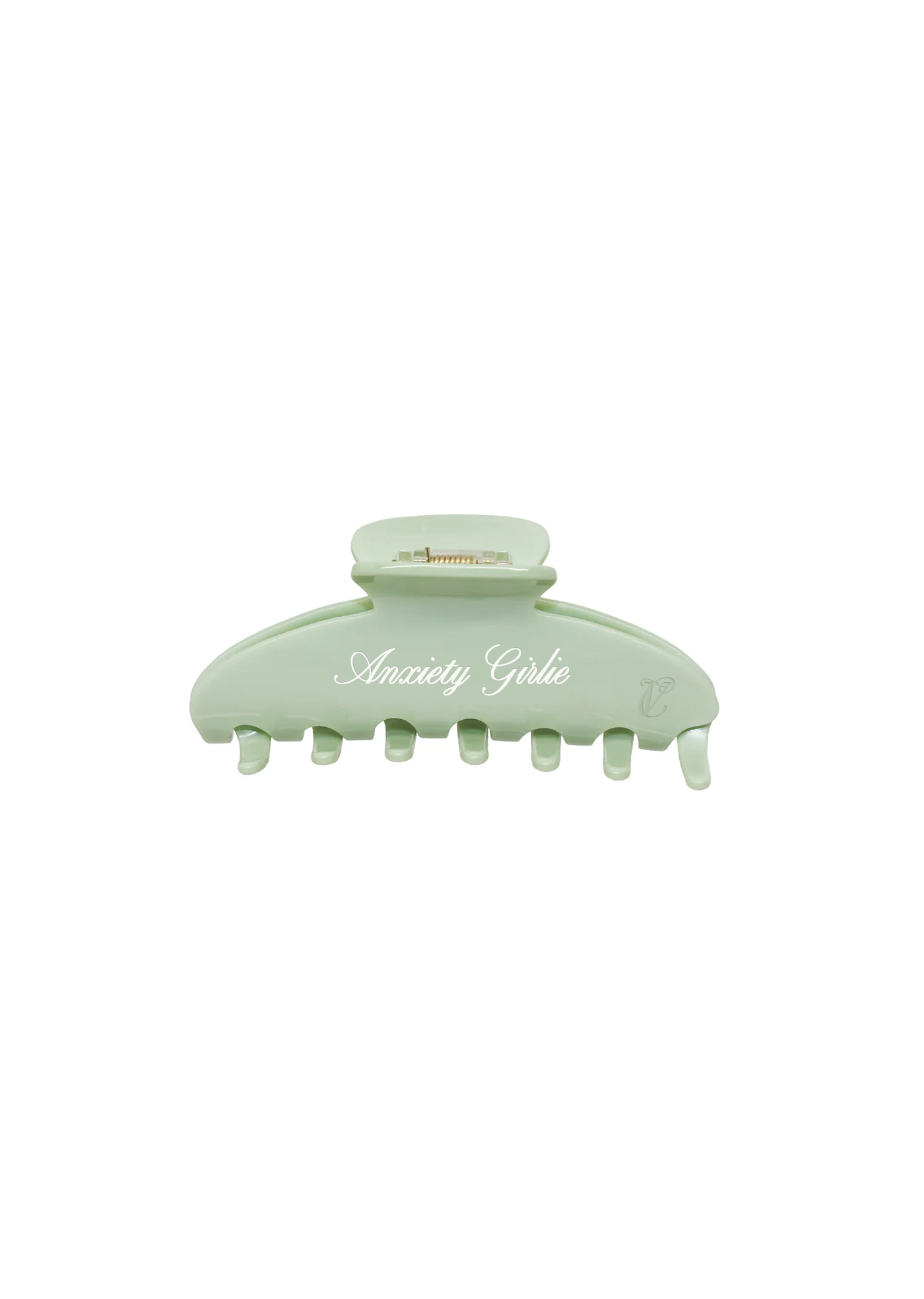 Anxiety Girlie Claw Clip - Pistachio