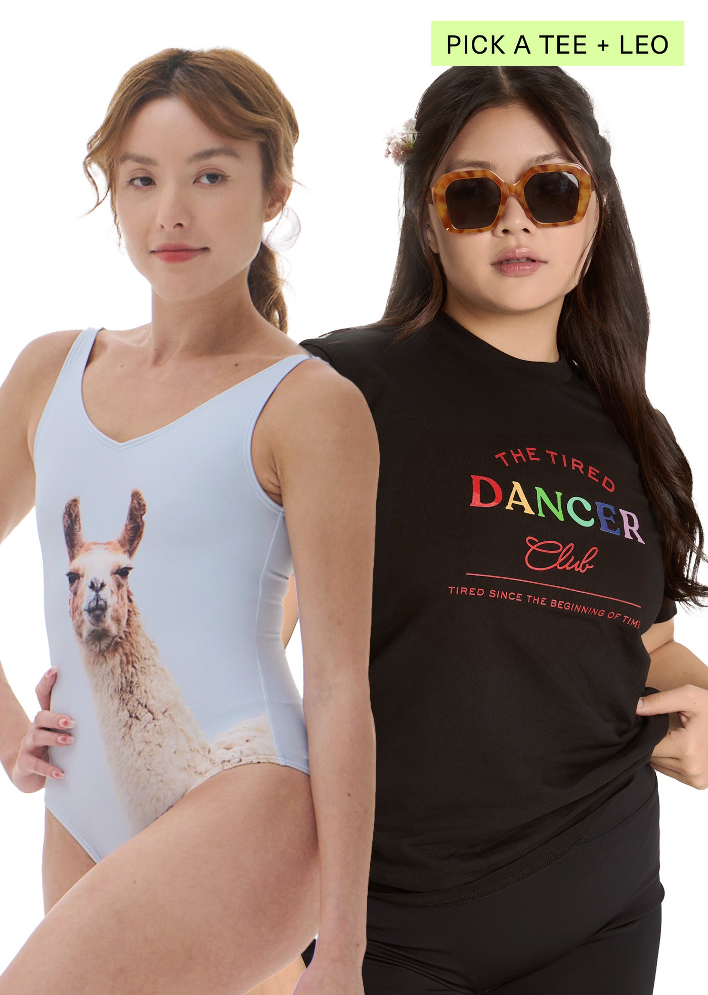 Tee + Leotard Duo
