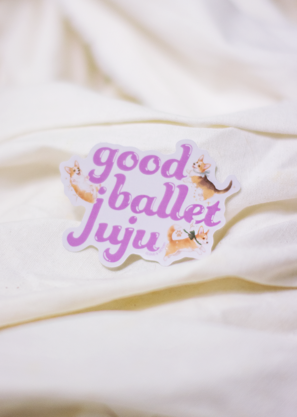 Good Ballet Juju Sticker - Corgi Edition