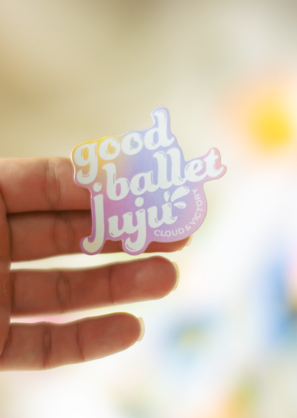 Good Ballet Juju Sticker - Aura Limited Edition - Cloud & Victory