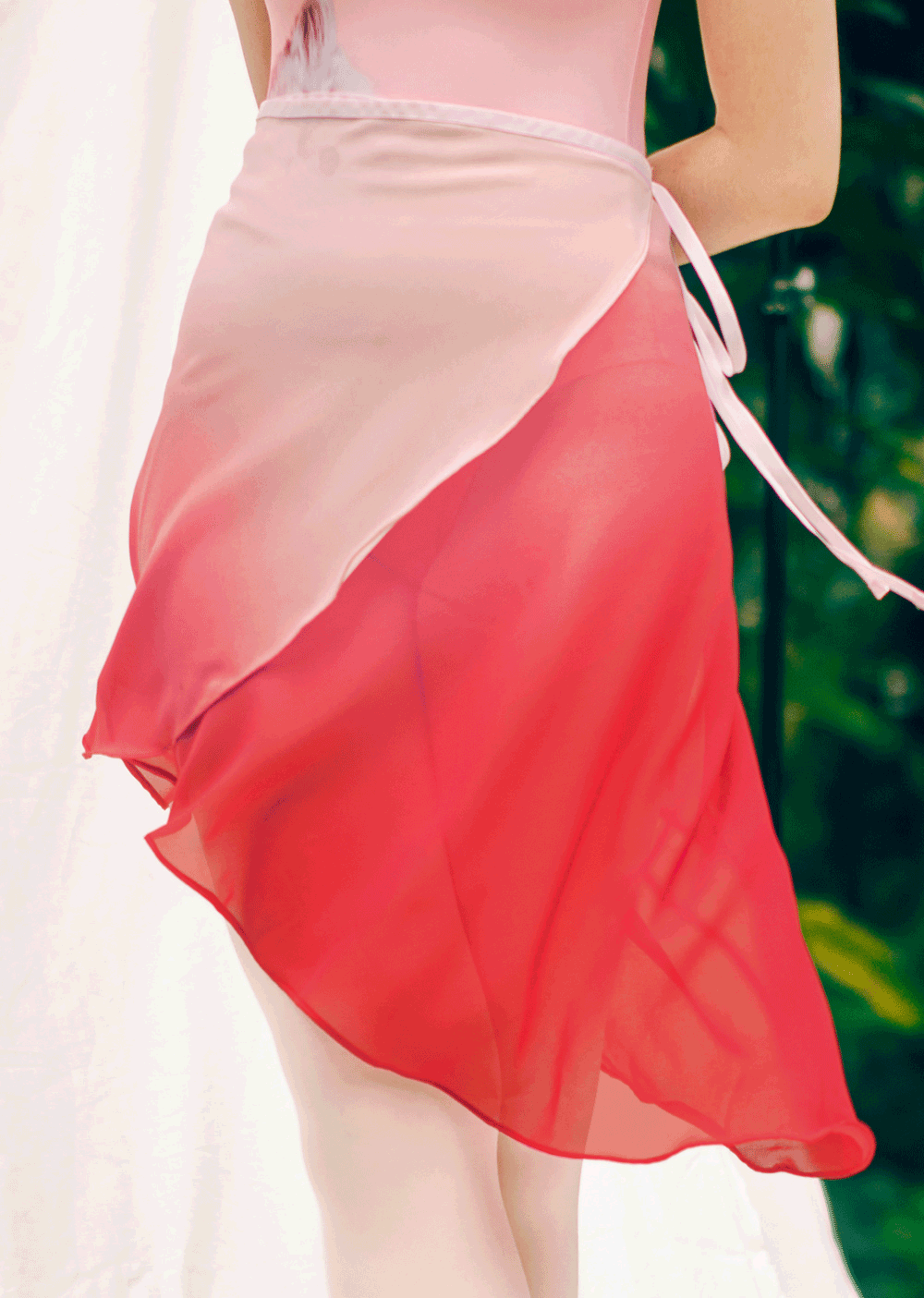 The Ombré Ballet Skirt - Queen of Hearts