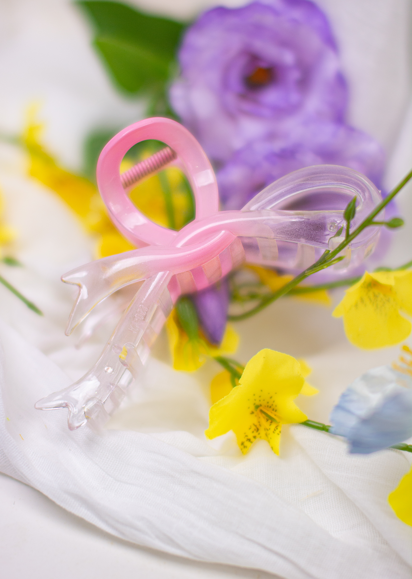 Ombré Ribbon Claw Clip