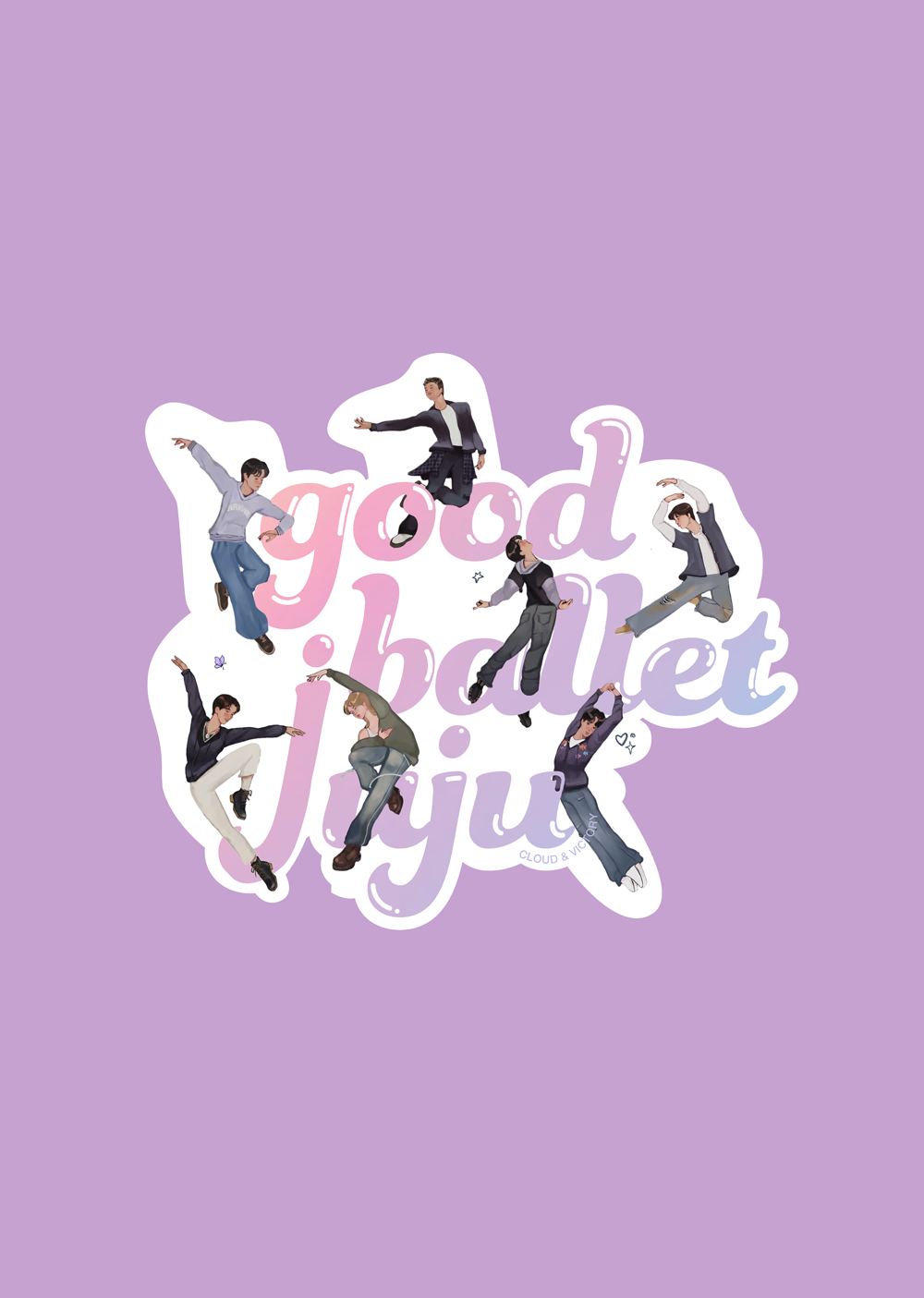 Good Ballet Juju Sticker - Corgi Edition (Copy)