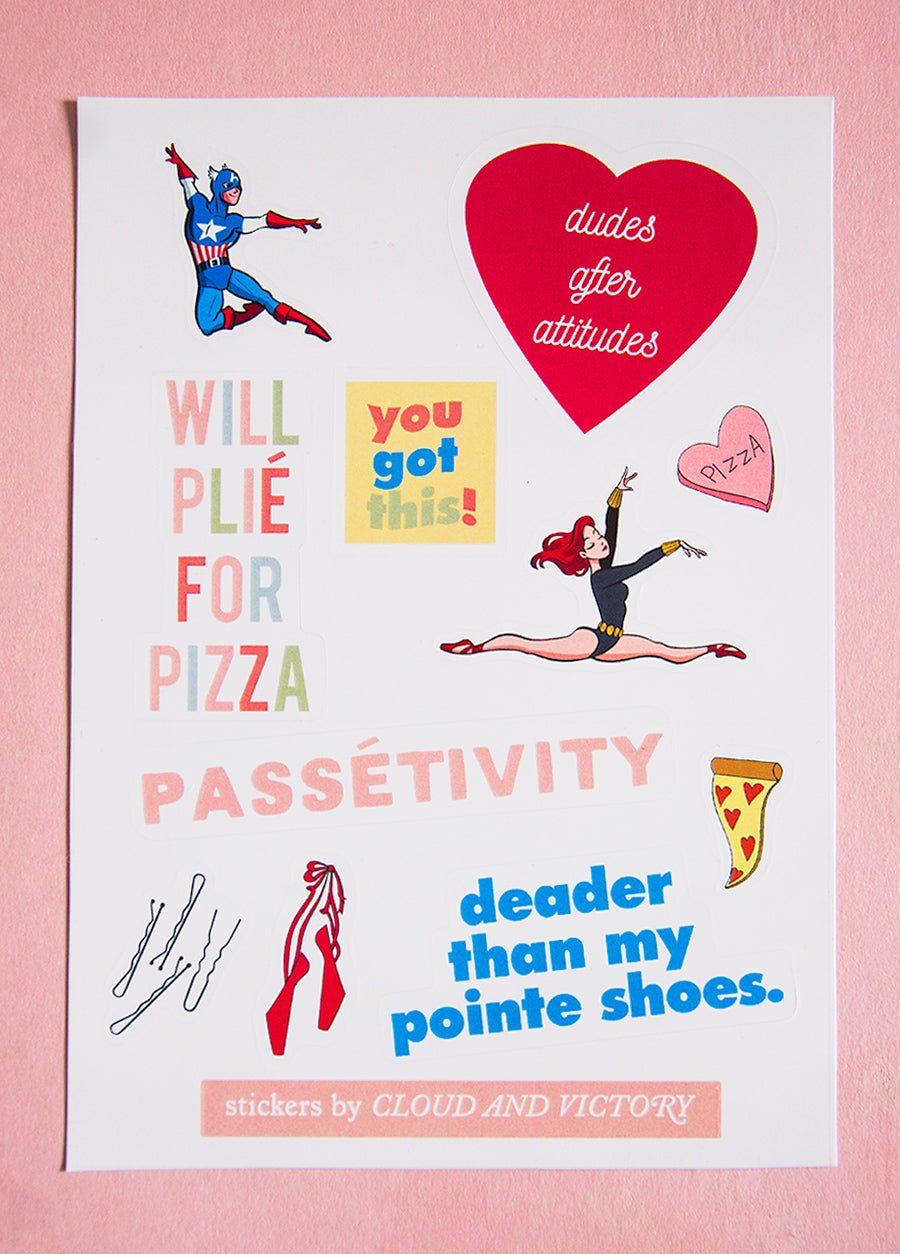 Stickers! - Ethical dancewear and ballet clothing by Cloud and Victory