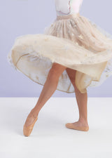 The Embroidered Tulle Skirt - Cosmos - Ethical dancewear and ballet clothing by Cloud and Victory
