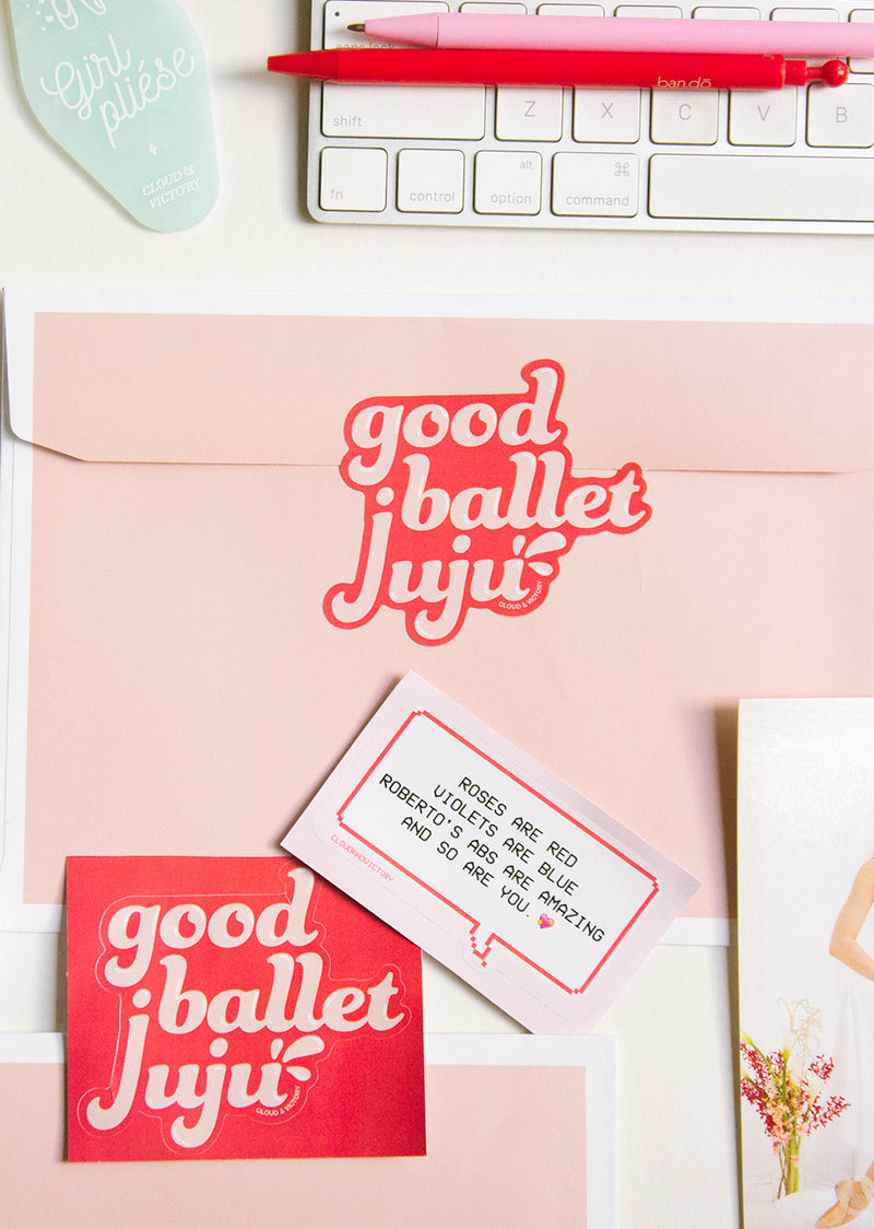 You're ABsolutely Amazing Sticker - Ethical dancewear and ballet clothing by Cloud and Victory