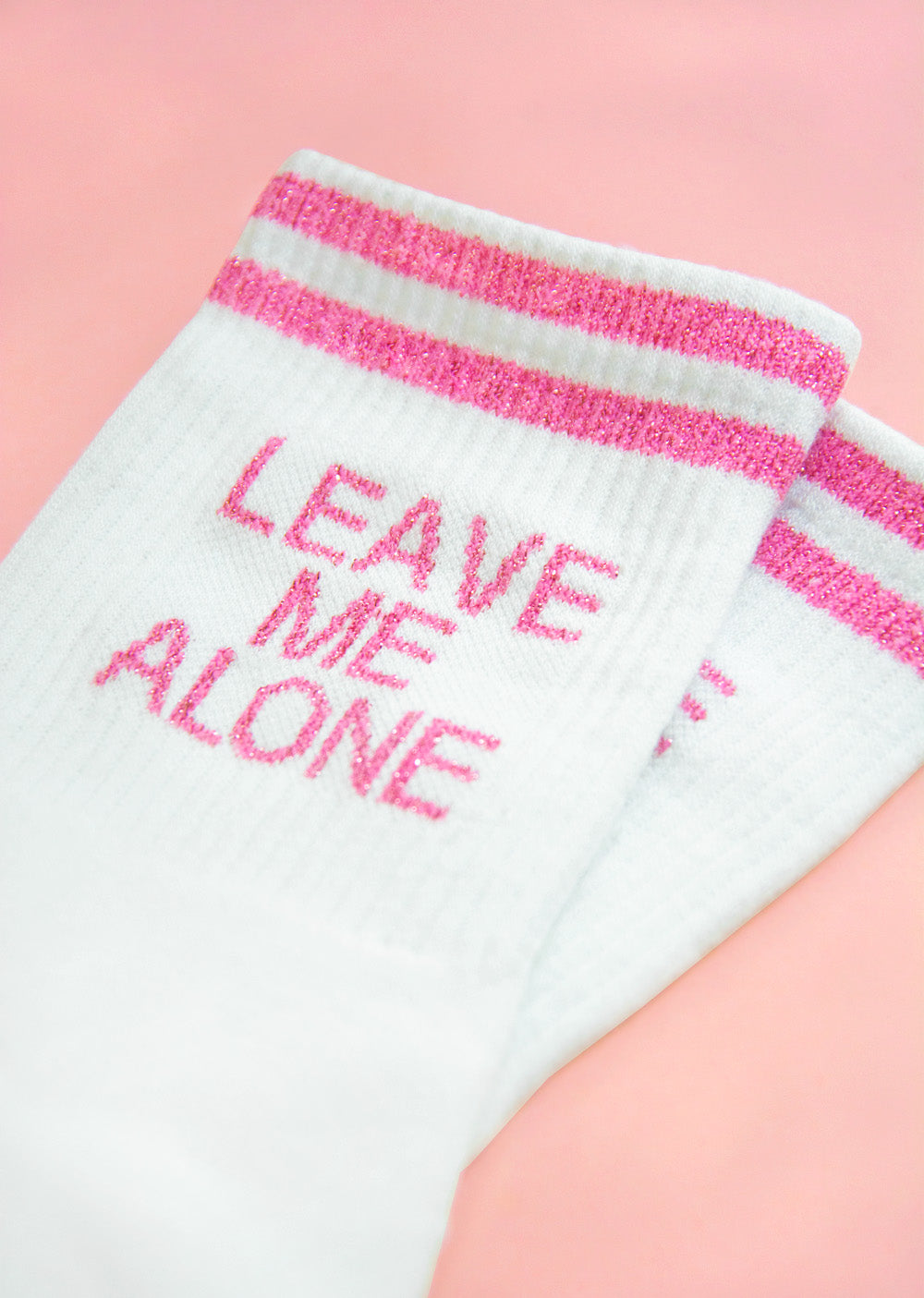 Leave Me Alone Socks - Cloud & Victory