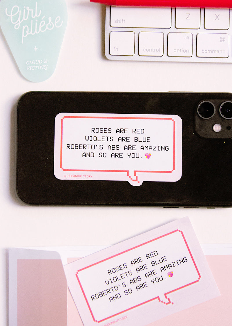 You're ABsolutely Amazing Sticker - Ethical dancewear and ballet clothing by Cloud and Victory