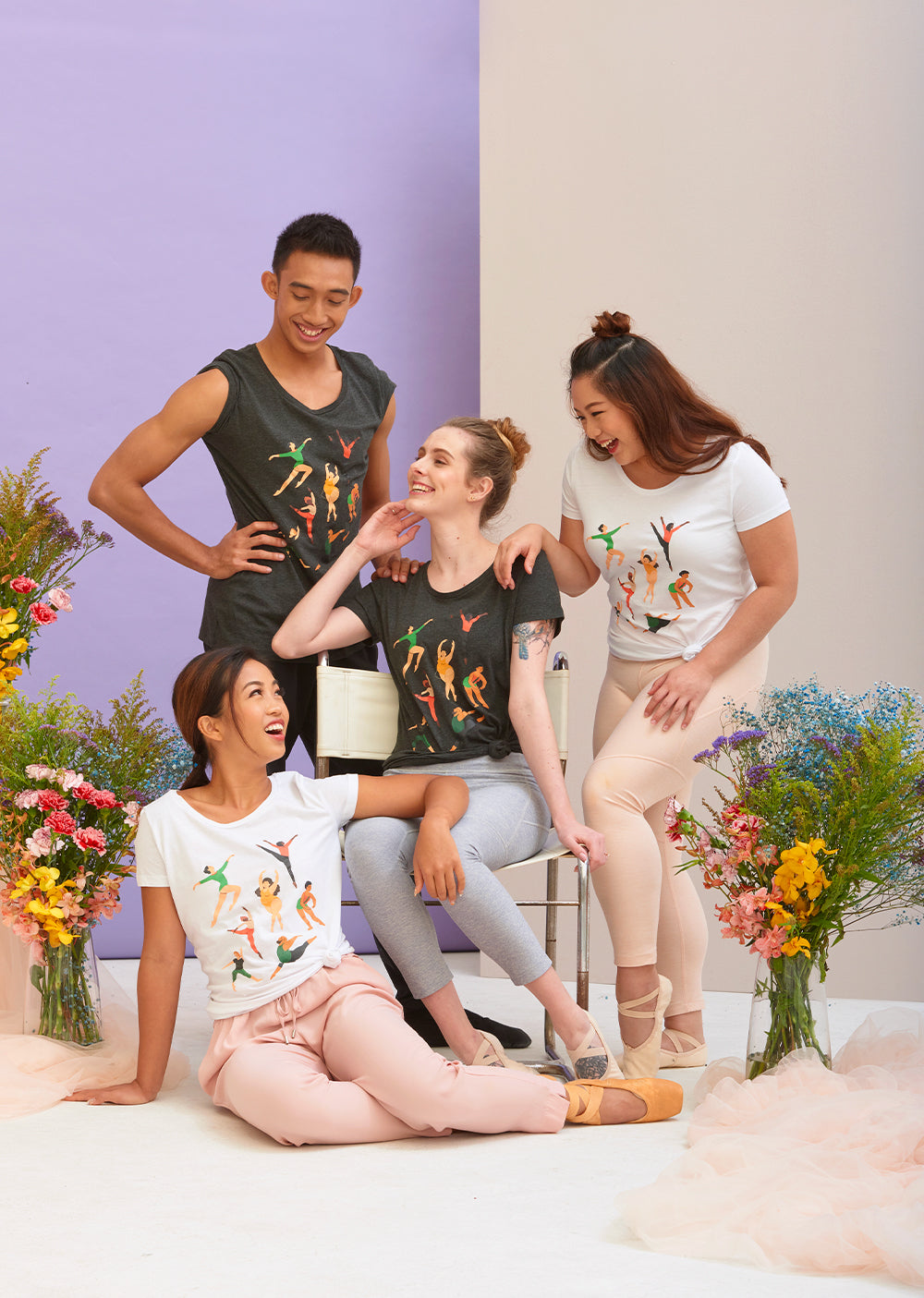 The Every Body Dance Tee - Cloud & Victory