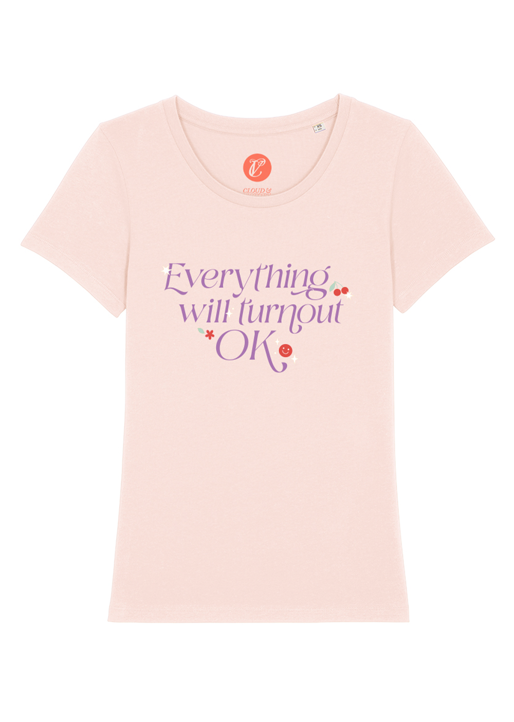 The Everything Will Turnout Ok Tee - Cloud & Victory
