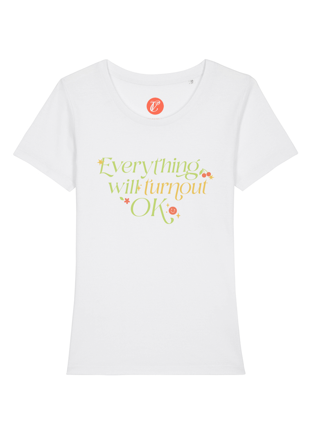 The Everything Will Turnout Ok Tee - Cloud & Victory