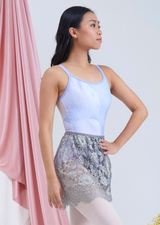 The French Lace Wrap Skirt - Mist