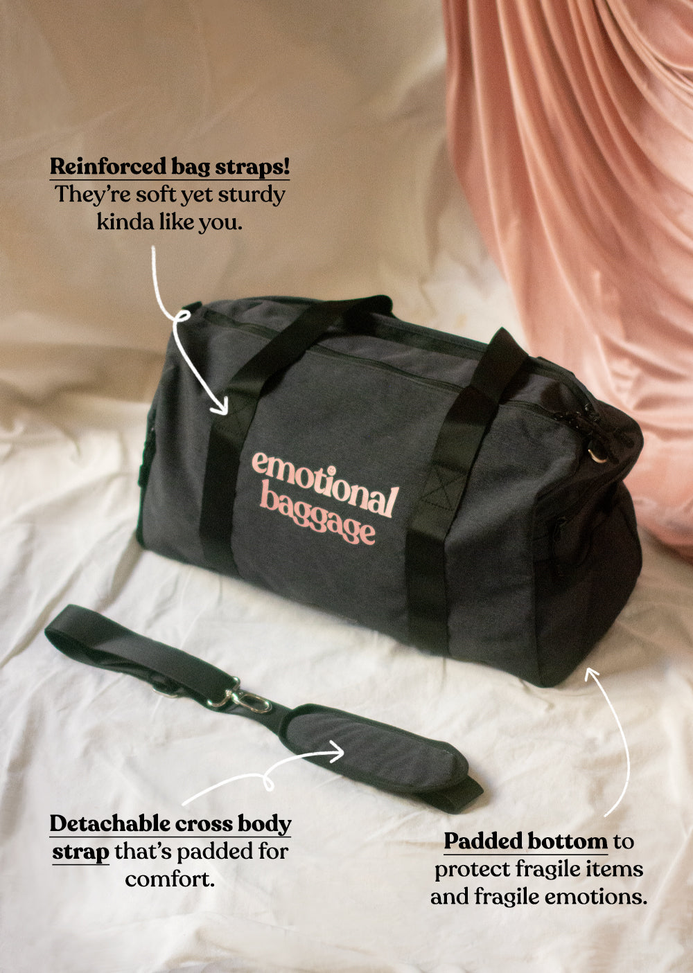 The Emotional Baggage Dance Bag - Rose Gold Edition - Cloud & Victory