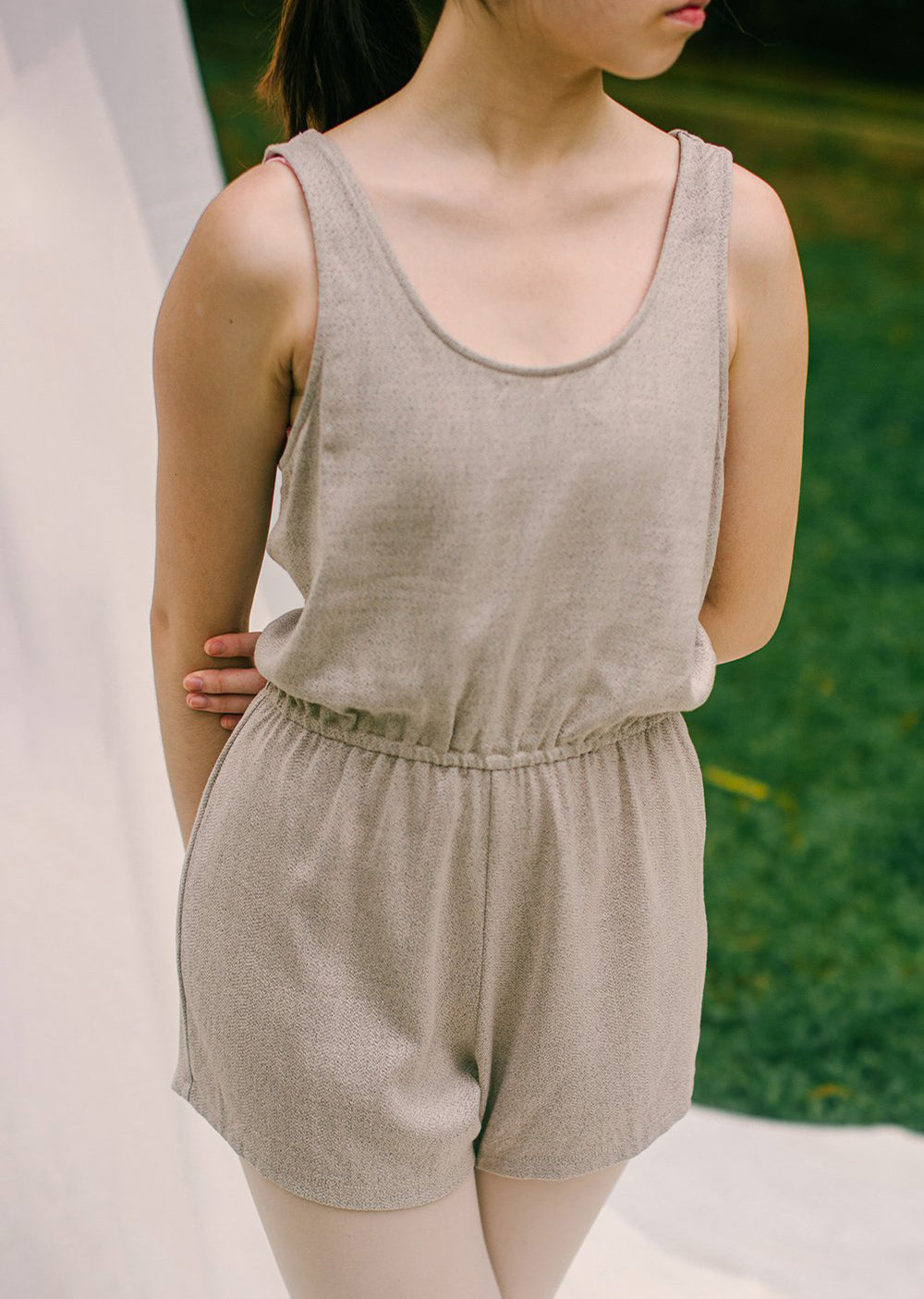 The Reversible Ballet Romper - Pink Cloud - Cloud & Victory