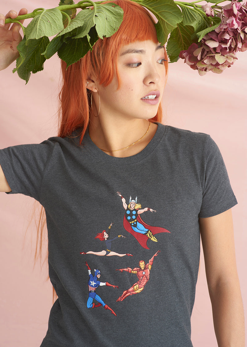 The Assemblé Tee - Ethical dancewear and ballet clothing by Cloud and Victory