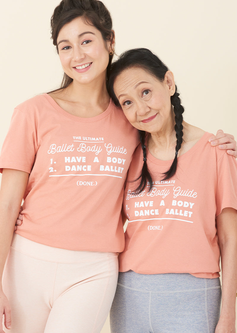 The Ballet Body Guide Tee - Cloud & Victory