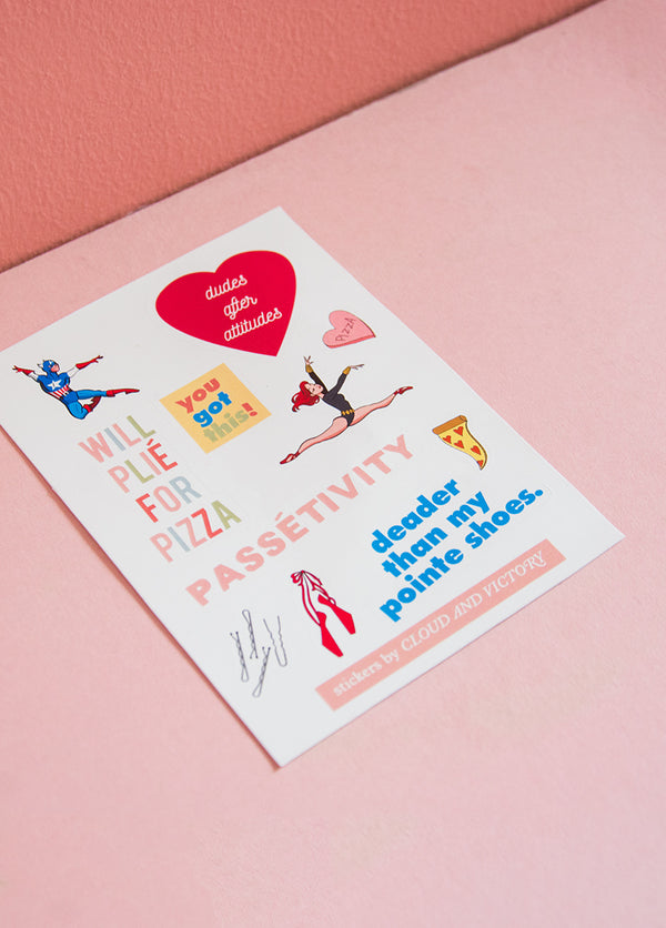 Stickers! - Ethical dancewear and ballet clothing by Cloud and Victory