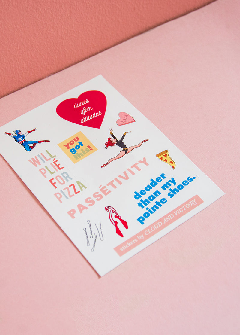 Stickers! - Ethical dancewear and ballet clothing by Cloud and Victory