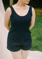 The Reversible  Ballet Romper - Blueberry Waffle - Cloud & Victory