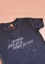 The Pirouettes Tee - Navy - Ethical dancewear and ballet clothing by Cloud and Victory