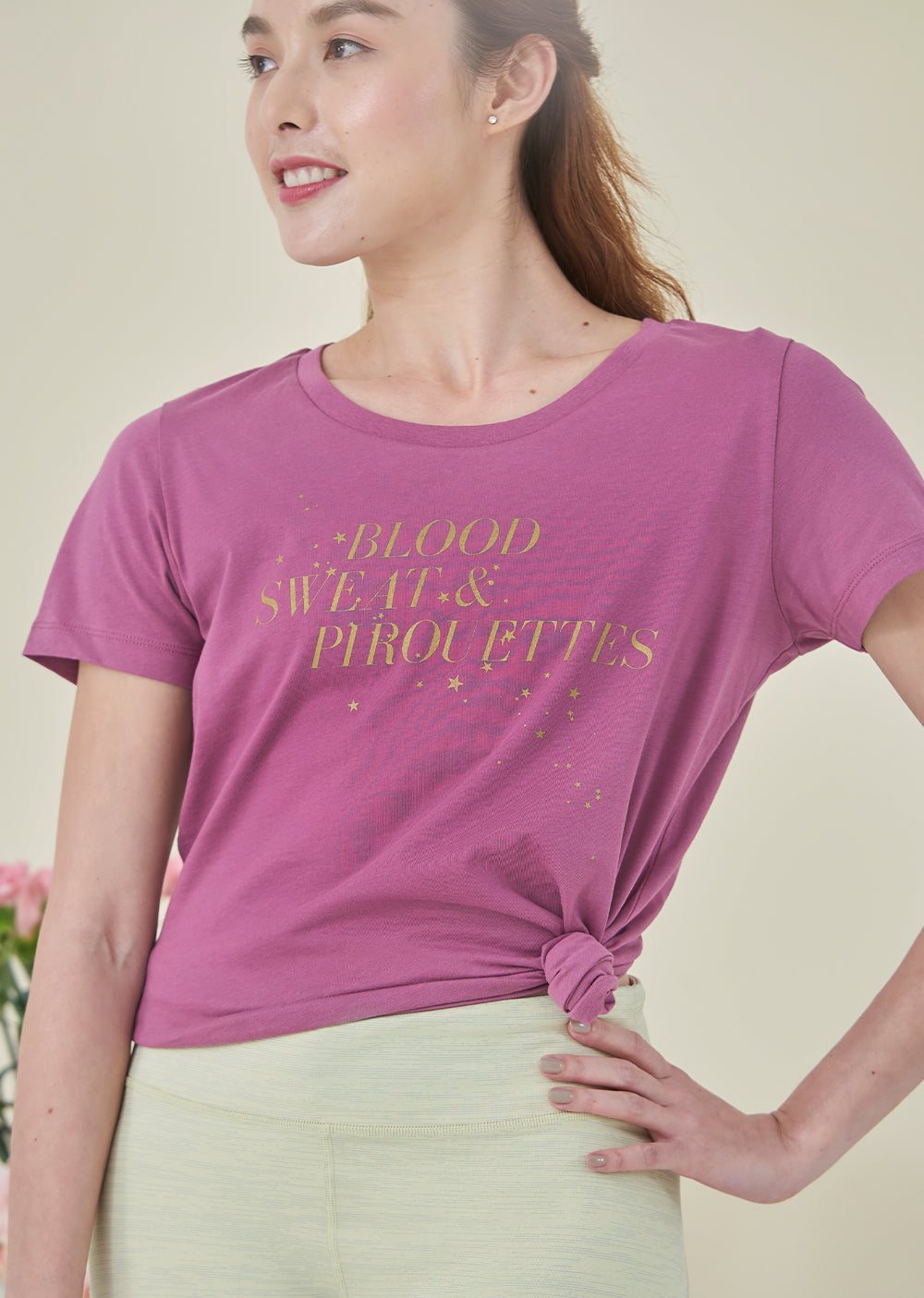 The Blood Sweat & Pirouettes Tee - Cloud & Victory