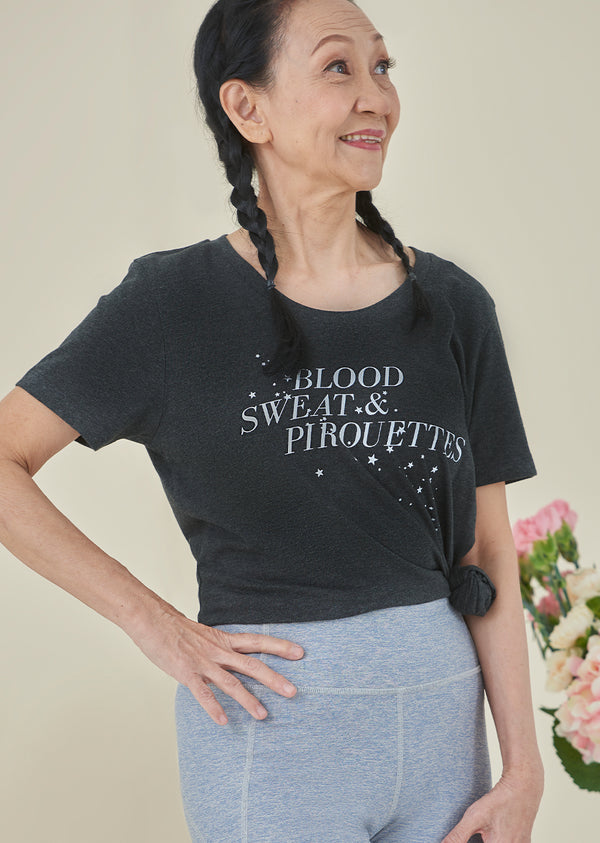 The Blood Sweat & Pirouettes Tee - Cloud & Victory