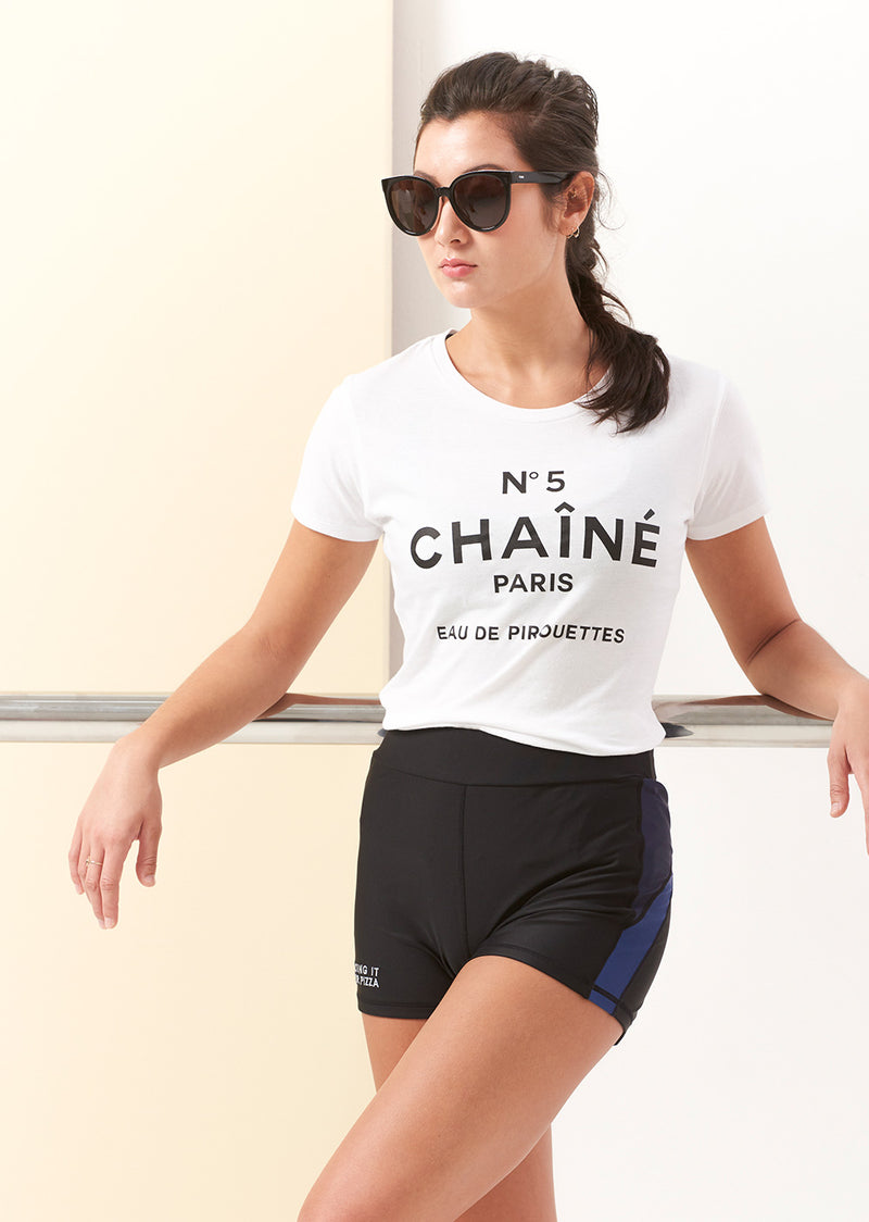 The Chaine Tee - Ethical dancewear and ballet clothing by Cloud and Victory