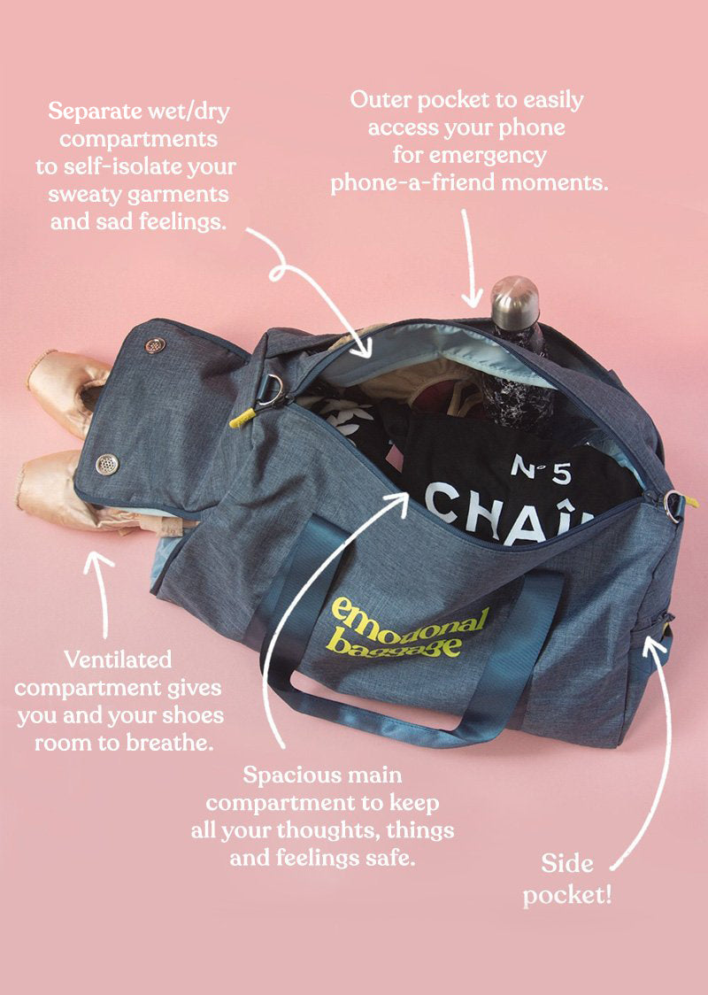 The Emotional Baggage Dance Bag – Cloud & Victory