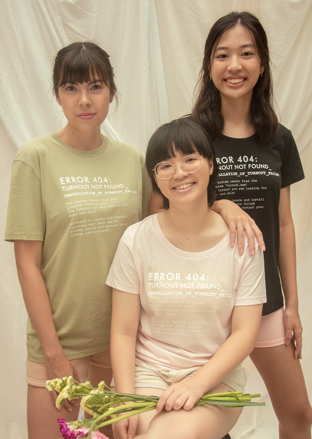 The Turnout Error 404 Tee - Cloud & Victory