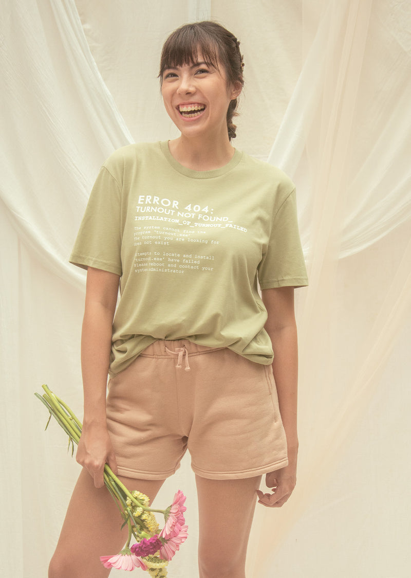 The Turnout Error 404 Unisex Tee - Cloud & Victory