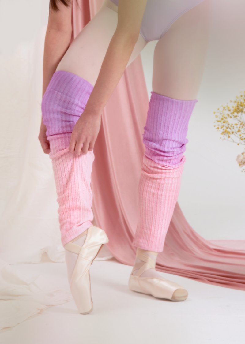 Ombré Ballet Legwarmers - Iris/Dawn