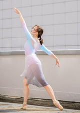 The Ombré Rehearsal Skirt - Swan - Ethical dancewear and ballet clothing by Cloud and Victory