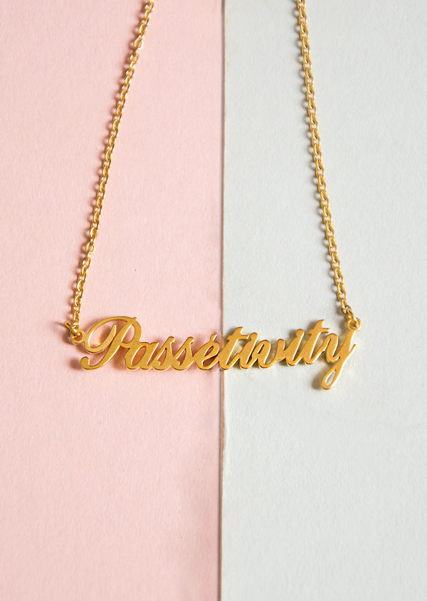 The Passé-tivity Necklace - Ethical dancewear and ballet clothing by Cloud and Victory