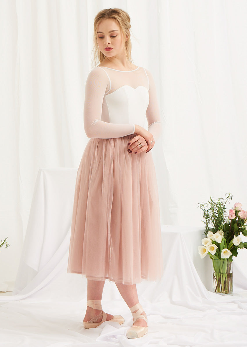 The Tulle Skirt - Rose Quartz - Ethical dancewear and ballet clothing by Cloud and Victory