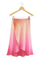 The Ombré  Rehearsal Skirt - Dusk Rose - Ethical dancewear and ballet clothing by Cloud and Victory