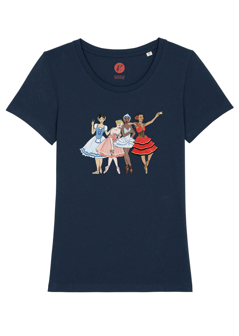 The Squad Goals Tee - Ethical dancewear and ballet clothing by Cloud and Victory