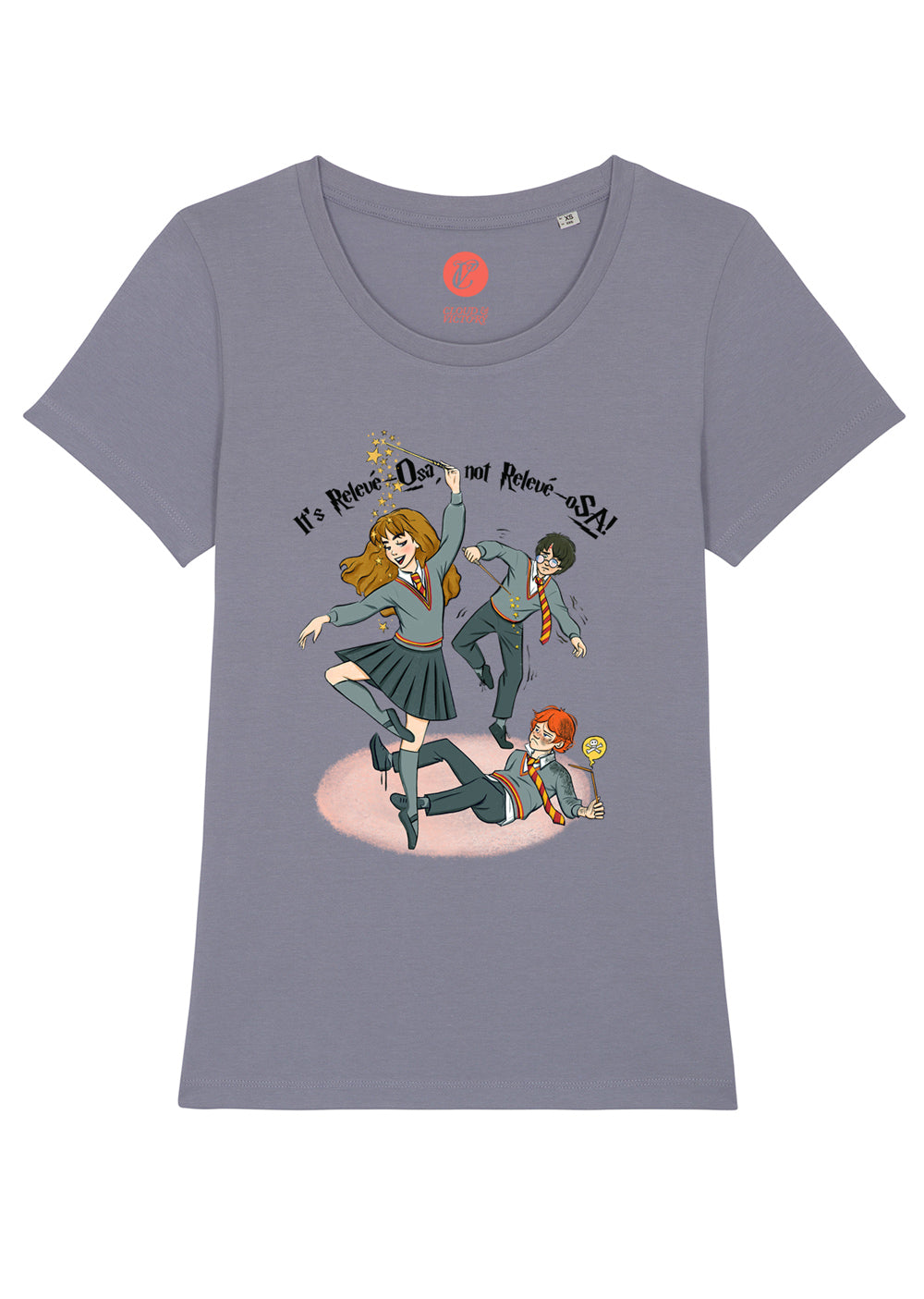 Wingardium Releviosa Tee - Ethical dancewear and ballet clothing by Cloud and Victory