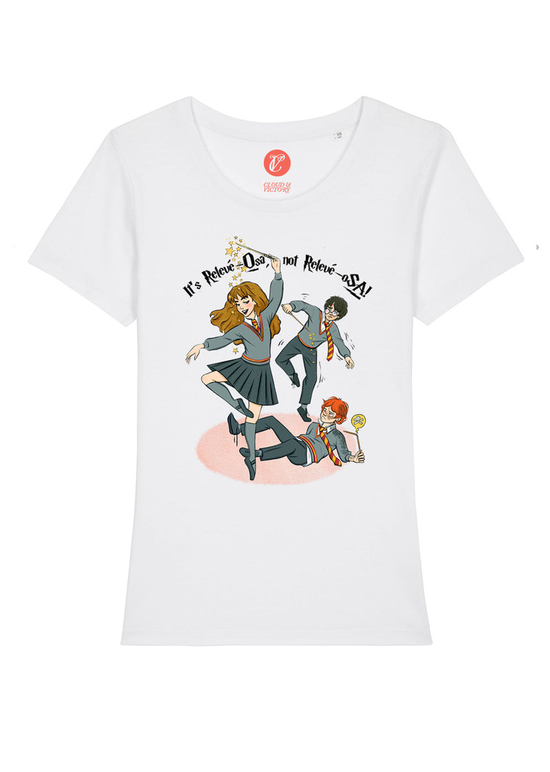 Wingardium Releviosa Tee - Ethical dancewear and ballet clothing by Cloud and Victory