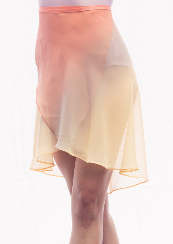 The Ombré  Rehearsal Skirt - Dawn - Ethical dancewear and ballet clothing by Cloud and Victory