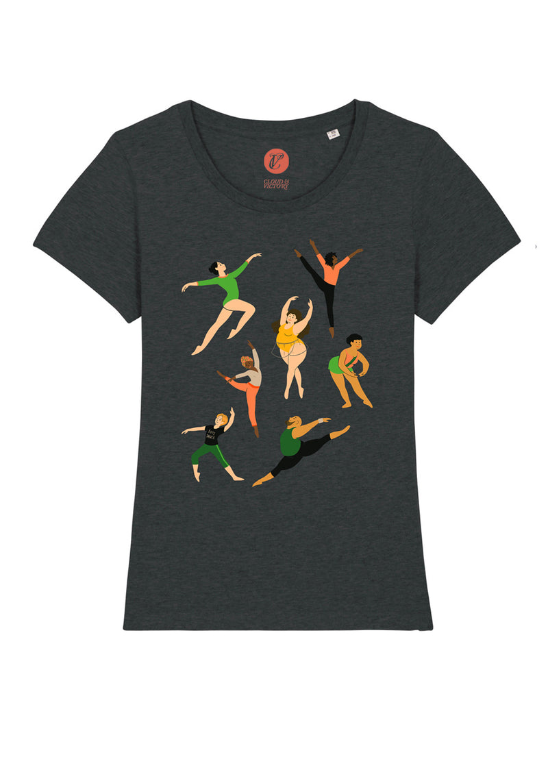 The Every Body Dance Tee - Ethical dancewear and ballet clothing by Cloud and Victory
