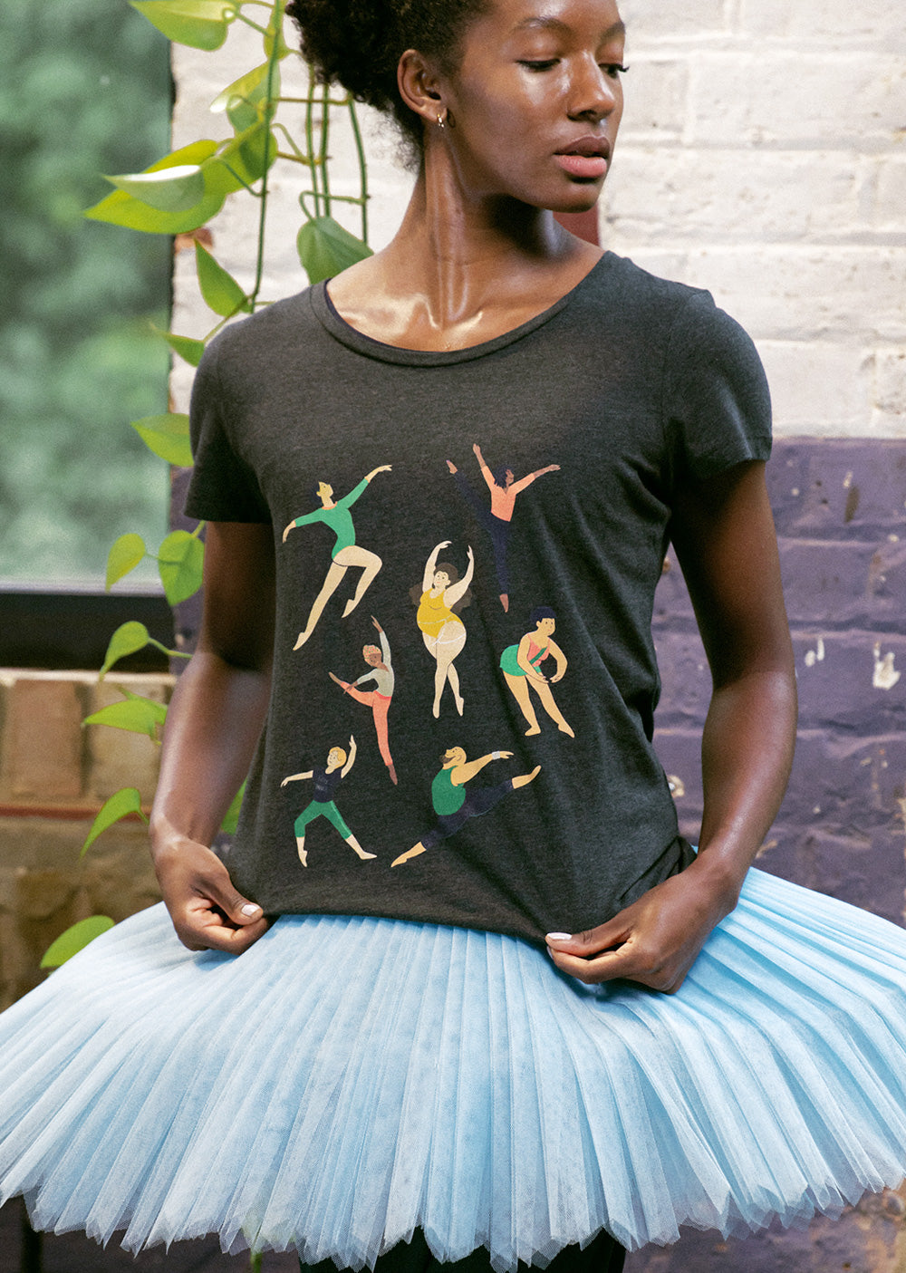 The Every Body Dance Tee - Ethical dancewear and ballet clothing by Cloud and Victory