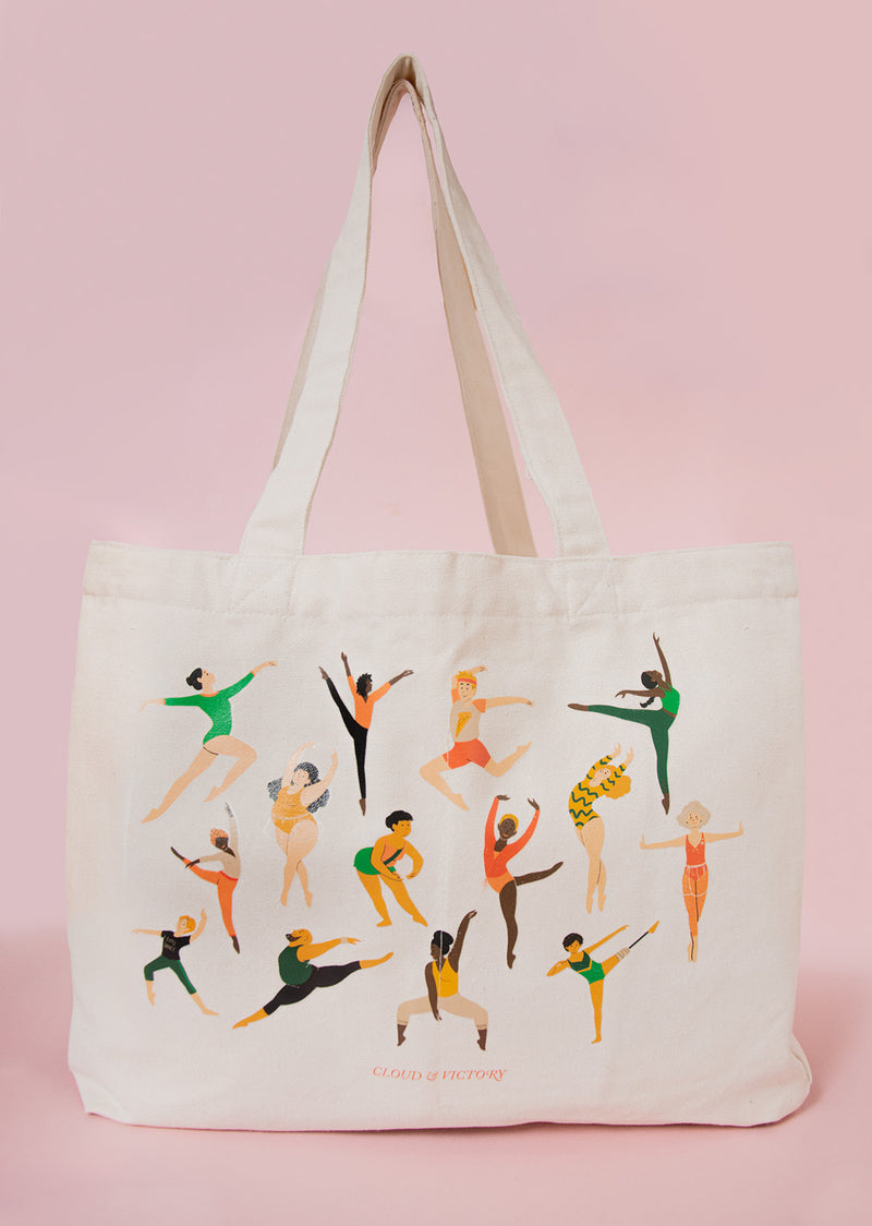 Every Body Dance Organic Cotton Tote Bag – Cloud & Victory