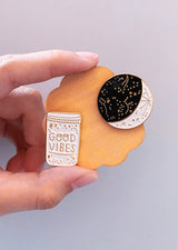 The Good Vibes Pin Set - Ethical dancewear and ballet clothing by Cloud and Victory