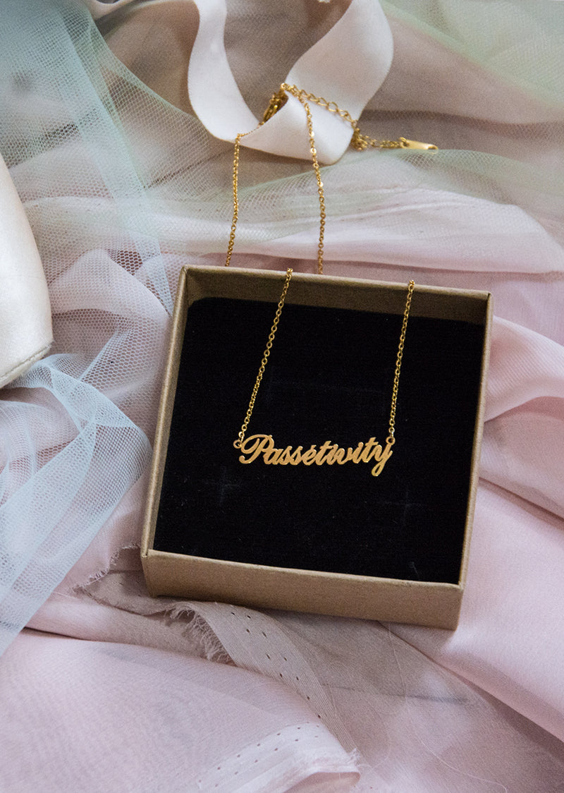 The Passé-tivity Necklace - Ethical dancewear and ballet clothing by Cloud and Victory