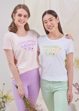 The Everything Will Turnout Ok Tee - Cloud & Victory