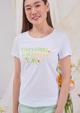 The Everything Will Turnout Ok Tee - Cloud & Victory