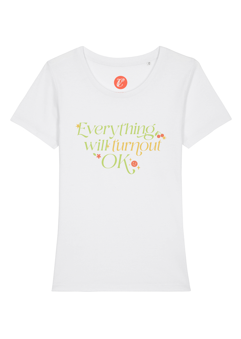 The Everything Will Turnout Ok Tee - Cloud & Victory