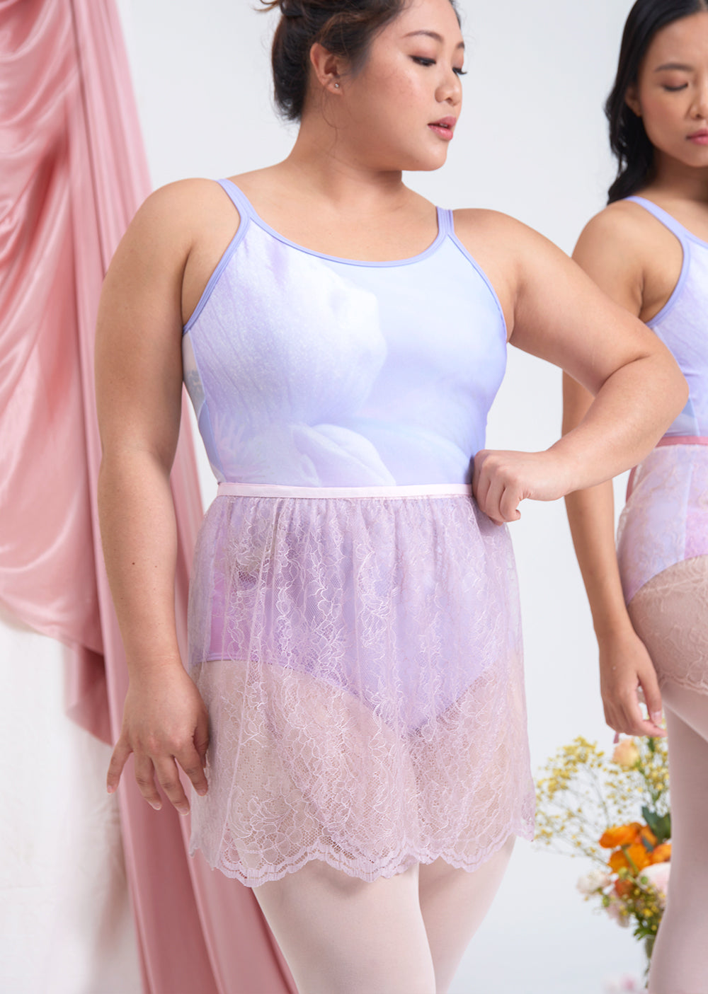 The French Lace Wrap Skirt - Cloud & Victory