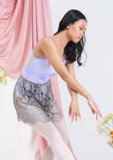 The French Lace Wrap Skirt - Mist