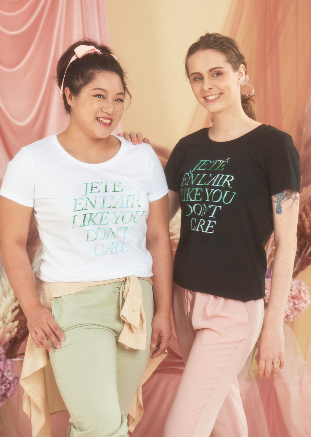 The Jeté En Lair Like You Don’t Care Tee - Cloud & Victory